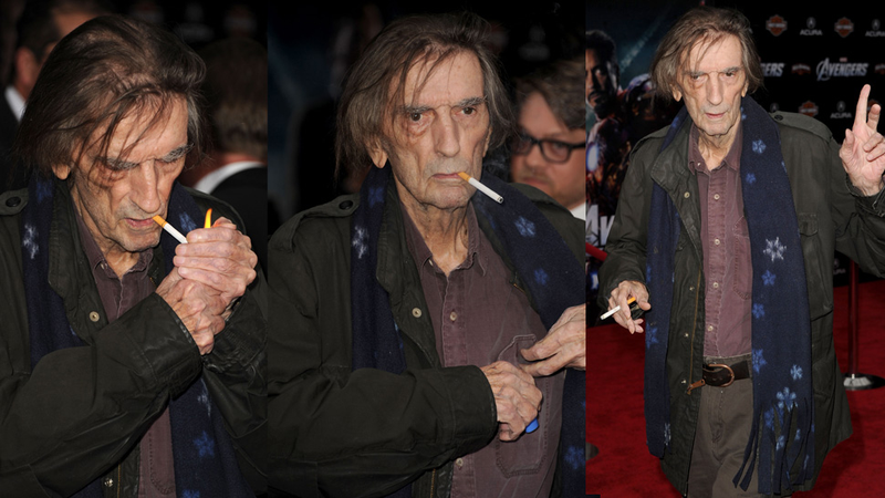 Illustration for article titled Harry Dean Stanton and Richard Grieco Haunt The Avengers Red Carpet